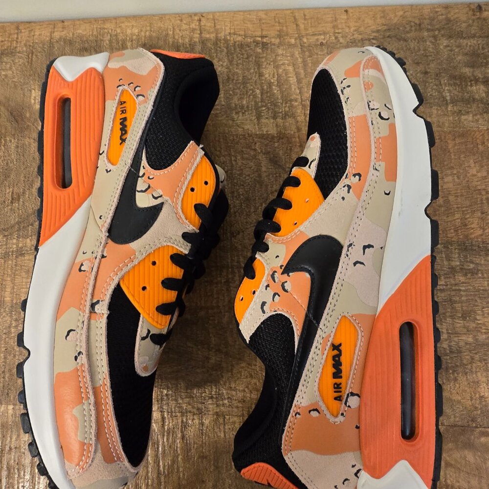 Nike Air Max 90 PRM Orange Camo Pack Men’s 13 NWOB - Picture 8 of 13